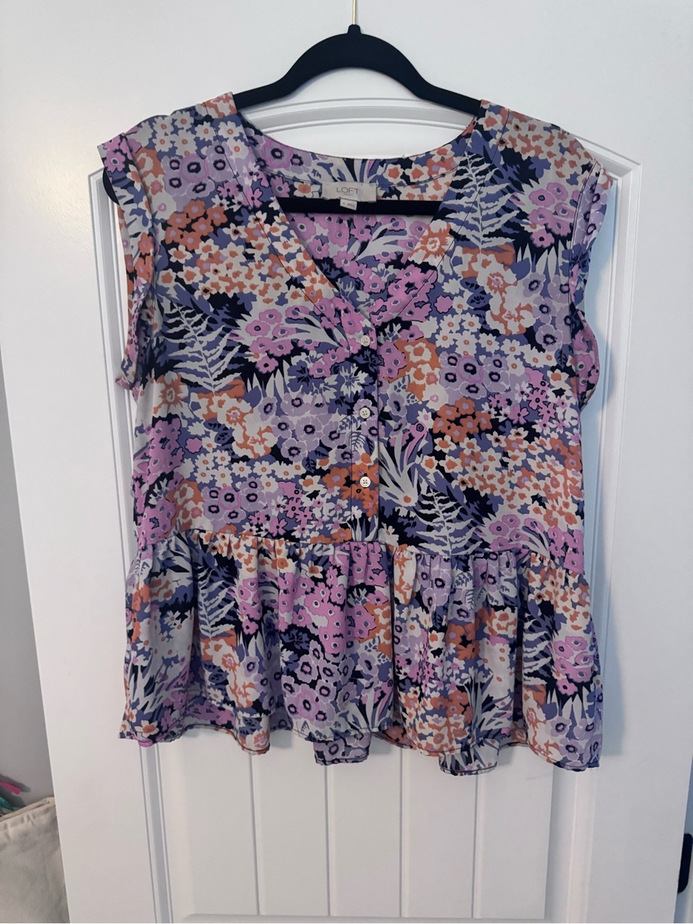 Top with ruffle